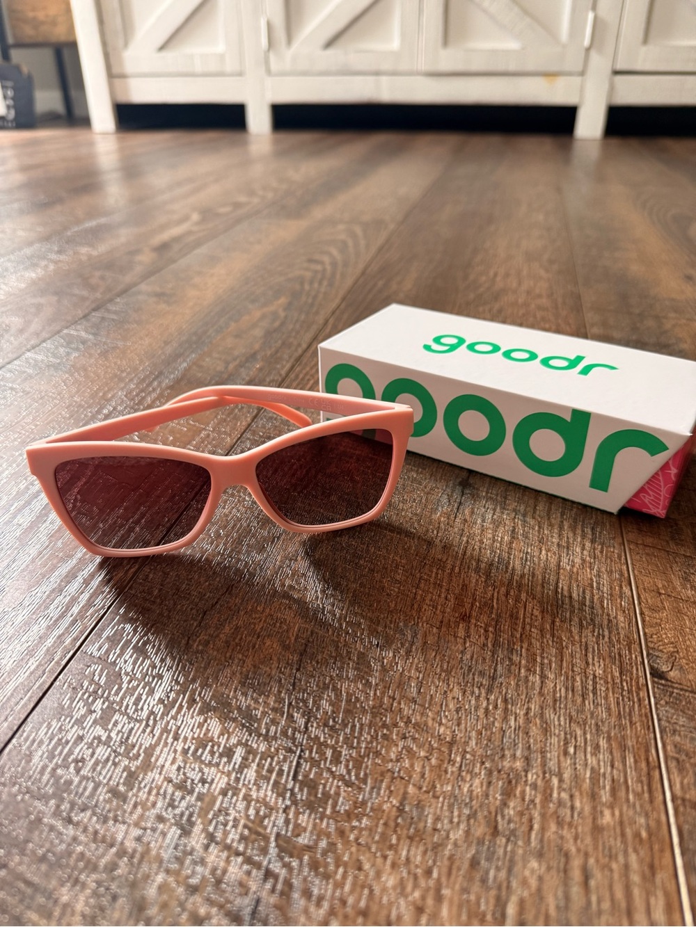 Goodr Pink Retro Cat-Eye Sunglasses